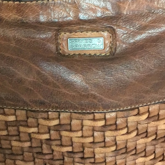 Vintage Spikes and Sparrow Leather Crossbody Bag Designed in Netherlands - Picture 2 of 10